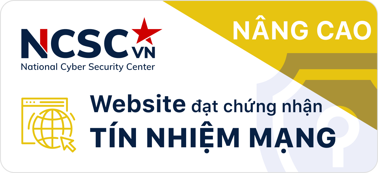 Web đạt chứng nhận tín nhiệm mạng